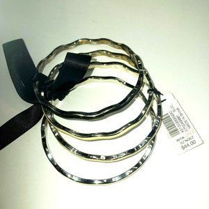 White House Black Market 4 Piece Bracelet Set NWT Enamel Coating